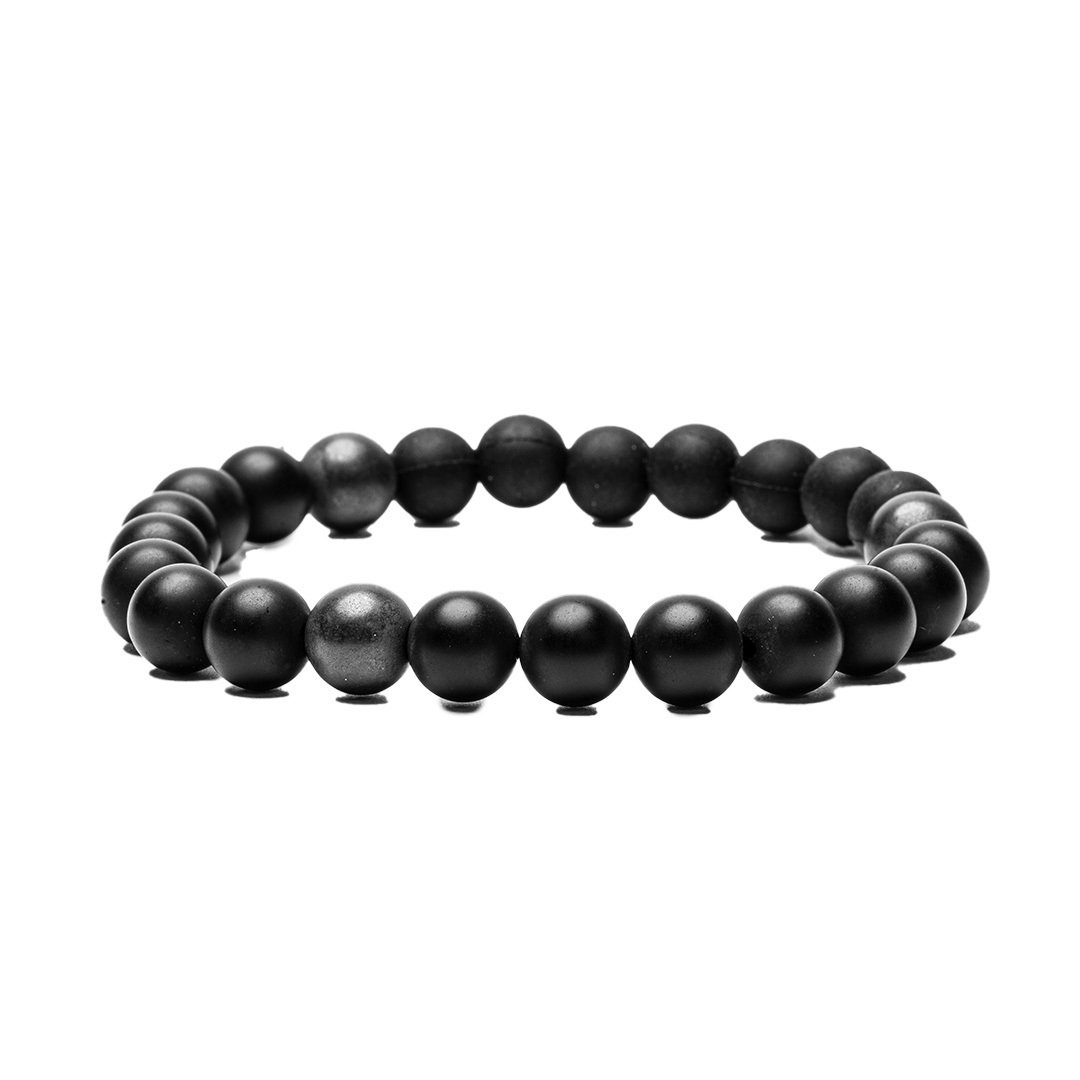 Read more about the article Black Onyx Beaded Bracelet